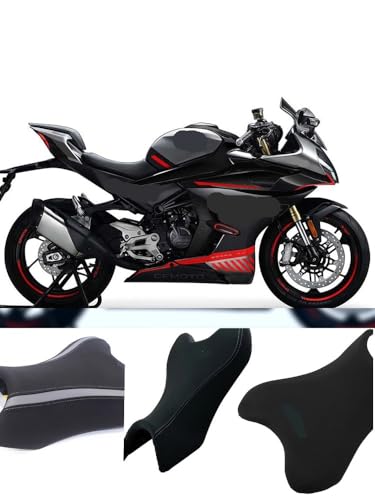 Asiento modificado premium CFMOTO 450SS con acabado ergonómico 2
