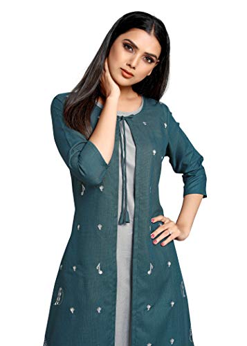 Image of Shiv Textiles Women's Cotton Regular Fashion Kurti