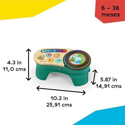 Image of Baby Einstein + Hape DJ Discovery Musical Toy Turntable, Ages 6 Months and Up
