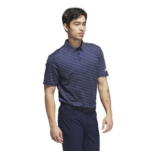 adidas Men's Ultimate365 Dash Stripe Polo Shirt2