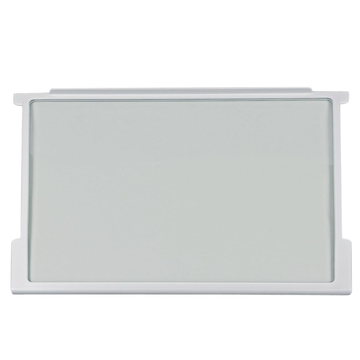 Gorenje 163336 ORIGINAL Glasplatte Scheibe Abdeckplatte Glasboden mit Halteleisten fürs Lebensmittelfach 465x300x7mm z.T. HZI2926 HZI2921 HS2226 HS1826 HI2226 HI1826 HI1526 G3000200 Kühlschrank