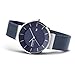 Imagen de BERING 14639-307 Reloj solar para hombre con caja de acero inoxidable plateado de 39 mm y esfera azul