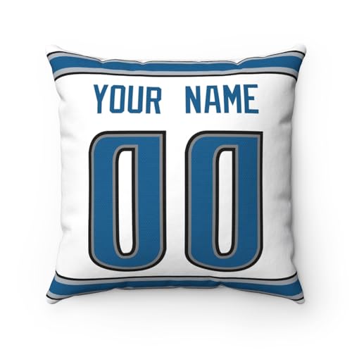 Image of ANTKING Throw Pillow 2 Pack Custom Any Name and Number Personalized Gift for Men Women Boys