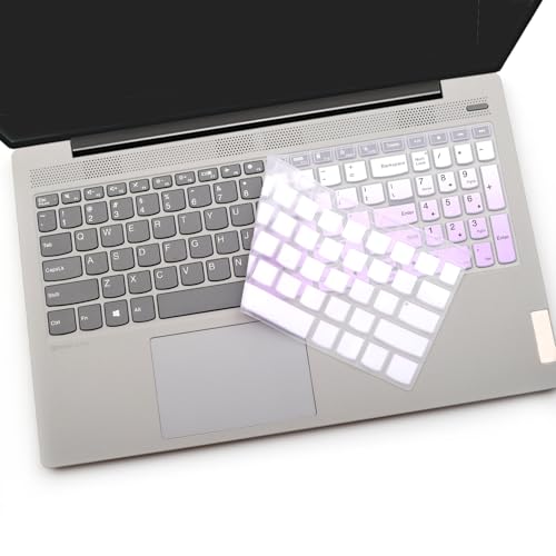 2 PCS Protector de Teclado para Lenovo V15 y IdeaPad miniatura 4