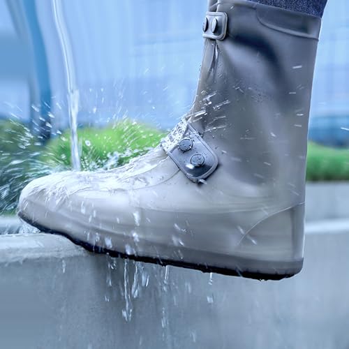 Cubiertas impermeables para calzado de silicona, antideslizantes y gruesas para exterior, para hombres y mujeres, ideales para pesca miniatura 6