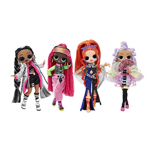L.O.L. Surprise! Omg Dance Dance Dance Bambola Con 15 Sorprese, Vestiti, Luce Nera Magica, Accessori Di Moda, Scarpe, Supporto Per Bambola E Confezion