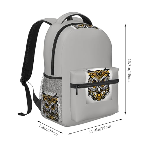 Mochila de búho con diseño compacto y tejido transpirable 2