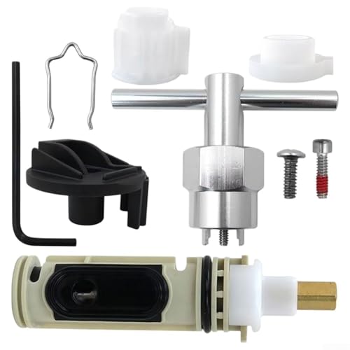 YobiLife Shower Replacement Cartridge Puller Tool Kit One Handle Faucet Brass Plastic Cassette Removal Set Complete Installation for Water Pressure Control Bathroom Maintenance