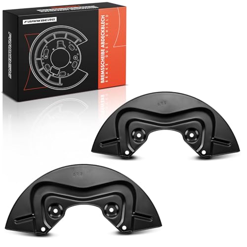 Frankberg 2x Ankerblech Bremsscheibe Vorne Kompatibel mit Cordoba 6K1 6K2 1.0L-2.0L 1993-2002 Ibiza II 6K1 1.0L-2.0L 1993-2002 Golf III 1H1 1.4L-2.9L Electric 1991-1997 Replace# 357615311A