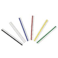 Aussel 6 Farben 2,54mm Breakable Pin Header PCB Board Einreihige 40Pin Steckerleiste für Arduino Shield Pack von 60 (PIN-6C-60PCS) – Ansicht 4