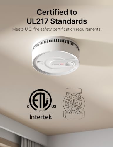 X-Sense Interconnected Smoke Detector, 10-Year Battery, SD20-W, 6-Pack - image 2