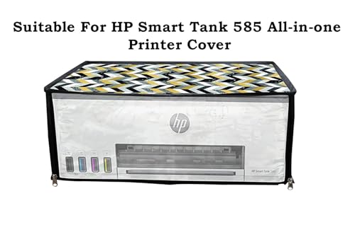 Image of Printer Cover for HP Smart Tank 585 All-in-one WiFi Colour Printer with Zipper for Dust Protection Multicolor
