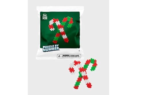Preisvergleich Produktbild PLUS PLUS Candy Canes Holiday Pack Numbers Puzzle, 1 EA