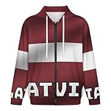 Photo Gallery gonmfkm felpa con cappuccio da uomo alla moda con cerniera completa e tasche anteriori per abbigliamento casual e allenamento divertente giacca stampata con bandiera della lettonia taglia xl Photo Gallery gonmfkm felpa con cappuccio da uomo alla moda con cerniera completa e tasche anteriori per abbigliamento casual e allenamento divertente giacca stampata con bandiera della lettonia taglia xl