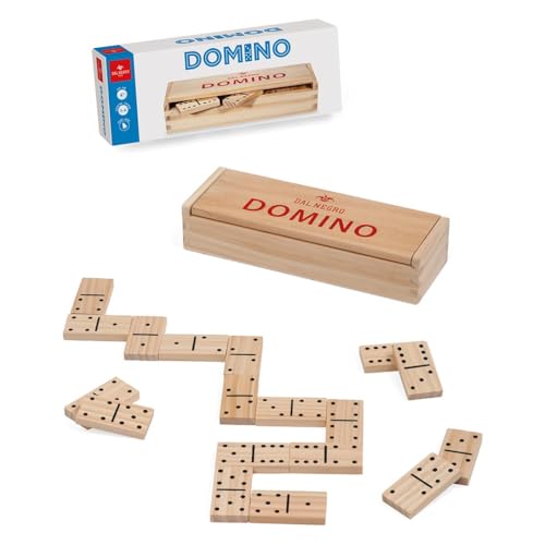 Dal Negro Black Wood with Domino/Shanghai Table Games Box miniatura 1
