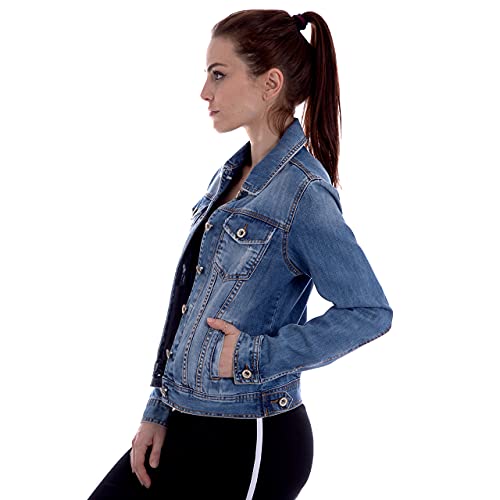 Jaqueta Jeans Feminina Operarock Azul