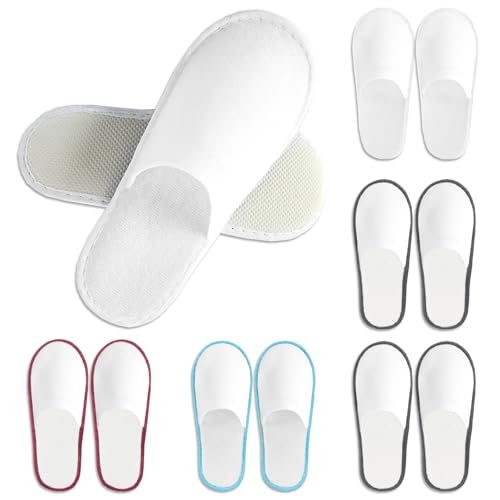 CarryEpic Disposable Slippers for Guest 6 Pairs Spa...