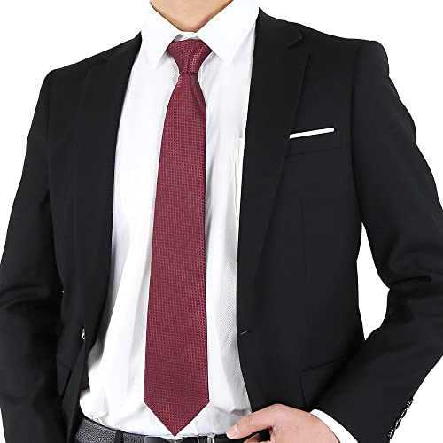 Image of WeiShang Classic Men's Silk Tie Necktie Woven JACQUARD Neck Ties