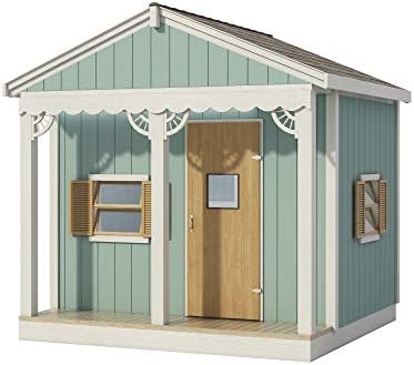 The Best DIY Plans Store Kids Playhouse Plans DIY Micro Cottage Guest House Backyard Storage Shed 8′ x 8′