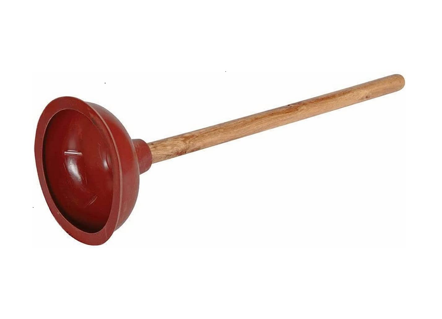 T&B Déboucheur WC avec poignée de 430 mm et tasse de 150 mm Rouge