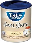 Tetley Earl Grey Vanilla Tea - Black Tea - 48 Tea Bags, 96 Grams, Kosher, Contains Caffeine
