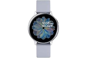 : Samsung Galaxy Active 2 Smartwatch 44mm with Extra Charging Cable, Silver - SM-R820NZSCXAR (Renewed)