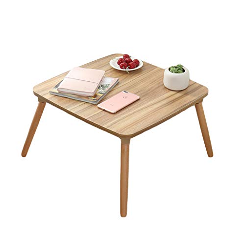 Preisvergleich Produktbild QRFDIAN Kleiner Couchtisch des Erkerfenstertischs Einfache Balkontisch-niedrige Tabelle, die kleinen Schreibtischbett-Computertisch faltet Arbeitstisch (Size : 60 * 60 * 30CM)