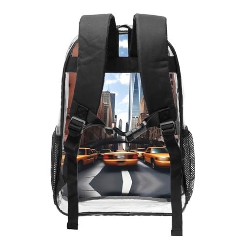 Sac à dos transparent pour le travail noir style urbain One Size - 2