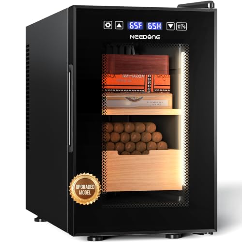 NEEDONE 16L Pro 1S Electric Cigar Humidor, Smart Humidity & Temp Quiet Cont