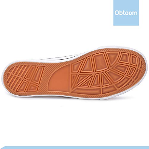 Obtaom Women’s Canvas Shoes Low Top Fashion Sneakers Slip on Walking Shoe - Image 6