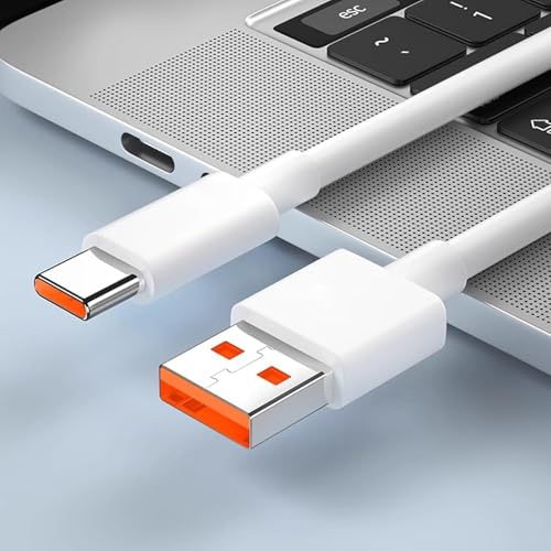 Image of 120W 6A USB Type C Cable 2M, USB C Fast Charging Cable for Redmi 14C Note 14 13 12 11S 10 Pro for Xiaomi 14T 13T 12 Pro, Turbo Charging Cable for Xiaomi 15 14 Ultra Pad 7, POCO F7 F6 X7 M6 Pro