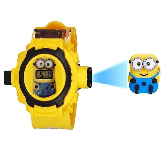 Royal Digital Despicable me3 24 Projector Cartoon Character Watch for Boys & Girls (Yellow) (B0D5D4WNJQ) Amazon Price History, Amazon Price Tracker