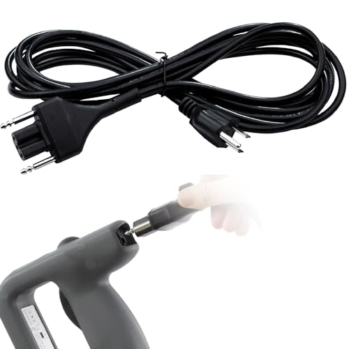 Immersion Blender Power Cord Replacement Replace 89143 Fit for Robot Coupe Blenders MP Series MP350 MP450 MP550 MP600 MP800 Turbo Combi Series C Blender Extended Cords Parts 3-pin Plug 150" Black