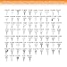 105PCS Non-Duplicate Heavy Equipment Keys Master Set, Construction Ignition Key for CAT JLG Case JD Hyster Kubota Komatsu Yanmar Terex Ford New-Holland Volvo JCB and More, LM105KS