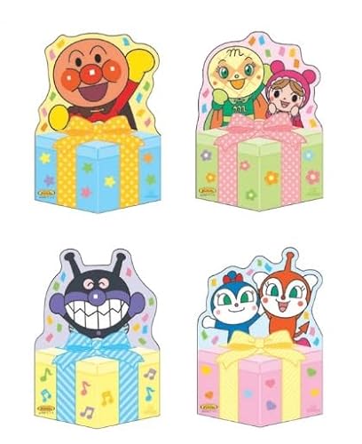 ポチ袋 アンパンマン お年玉 おぼんだま お小遣い ポチ袋 キャラクター サンスター文具 4種セット