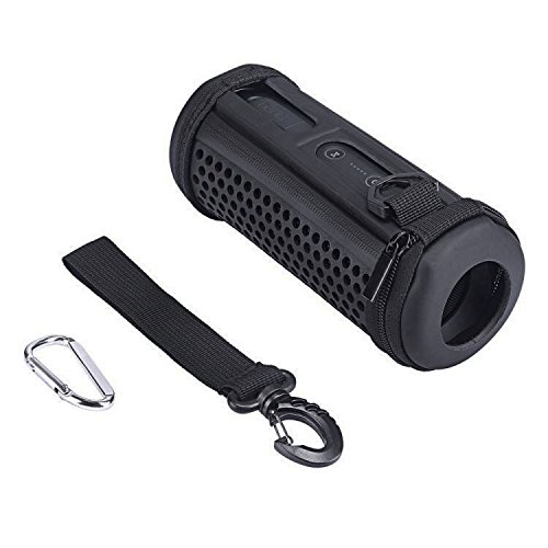 Zaracle Jbl Flip 4 Case, Pu Carrying Sleeve Case Travel Pouch Bag Protective Cover For Jbl Flip4 Waterproof Portable Bluetooth Speaker (Black) #TOP5