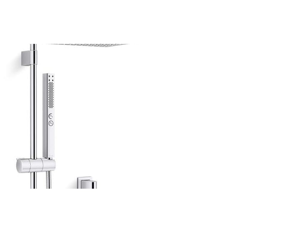 Kohler K-26273-Y-CP Honesty Shower Kit with Showerhead, Handshower