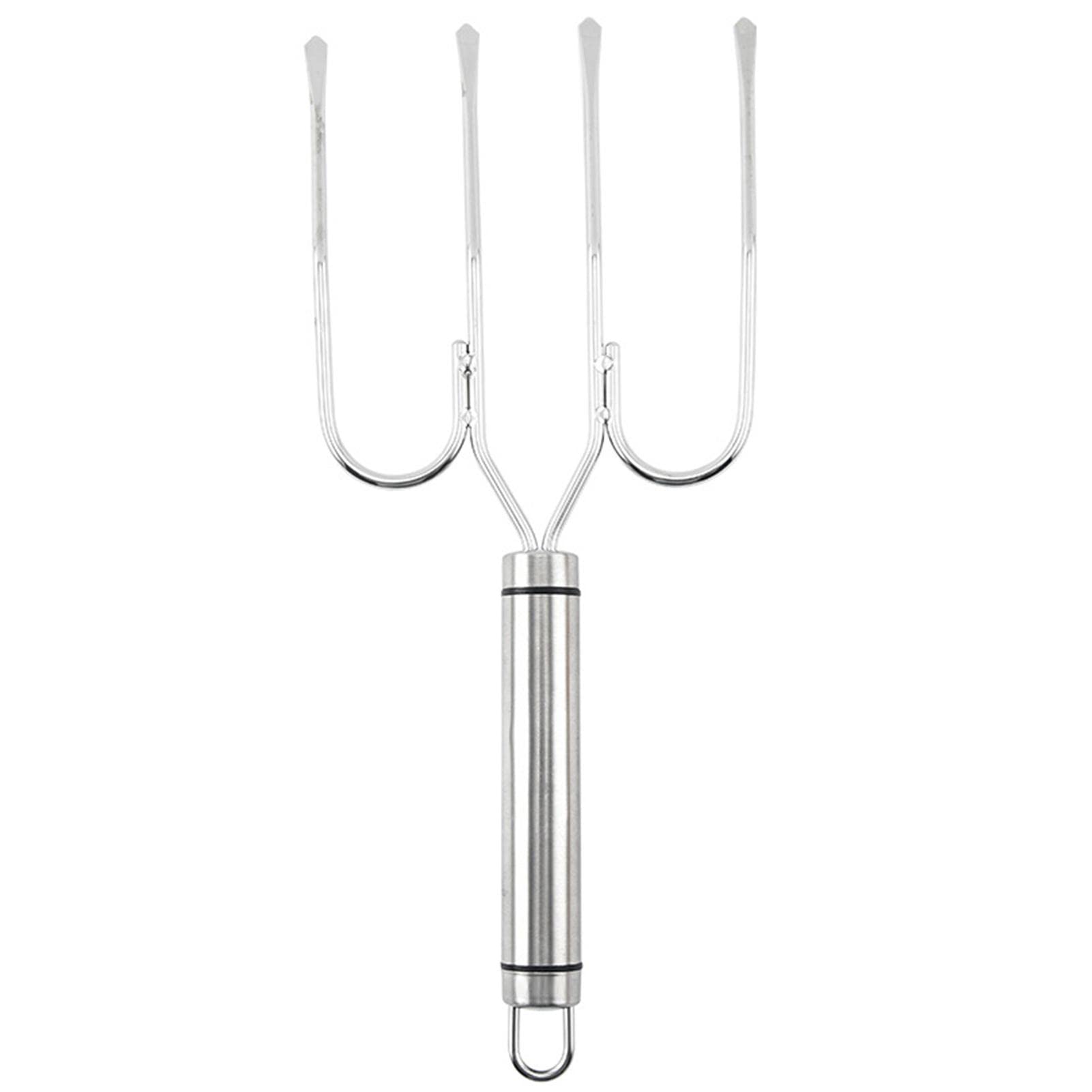 Edelstahl Truthahngabel Set 2 Stück – Bratenheber Mit Spitzen Zinken, Ergonomischem Griff, Zum Tranchen
