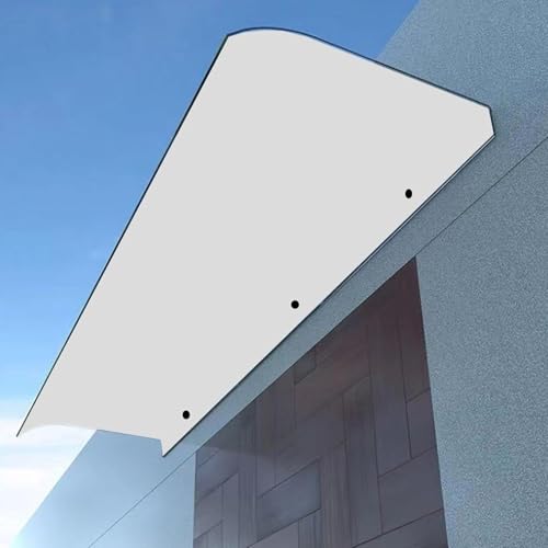 Auvent de porche en polycarbonate transparent pour protéger votre patio