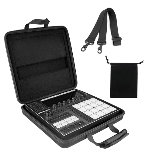 Musiin Premium Velvet Hardshell Case Compatible with Native Instruments Maschine+plus case NI MK...