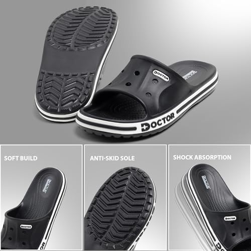 Image of Men EVA Slide Slippers | Lightweight Anti-Slip Casual Slides | Breathable Comfort Sandals for Indoor Outdoor Everyday Wear Walking Slippers
