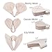 22pcs Gumpaste Flower Silicone Mold- Fondant Silicone Veining Mold, Sugarcraft Flower Making Tools for Gumpast Rose Peony Lily Calliopsis Tulips Wedding Flower Cake Decorating