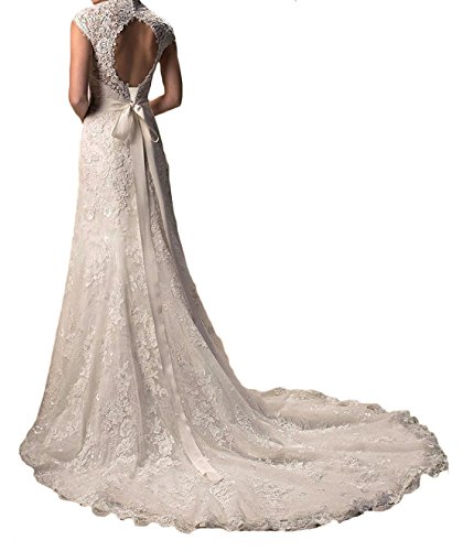 Robe de mariée sexy fourreau dos nu plongeant sirène bohème chic