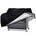 Produktbild RISEMART Grillabdeckung, Grill Abdeckhaube Wasserdicht, BBQ Gasgrill Abdeckplane Gasgrill Schutzhülle Abdeckhaube Haube (145x61x117cm) (Schwarz1)