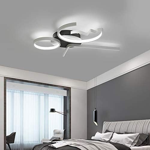 Ceiling Lights Modern Led Lamp Compatible with Living Room Bedroom Luminaire Bedroom Ceiling Lamp Ceiling Light Cover,Chandelier (Warm White 3 Heads White)/Cool White/4 Heads White