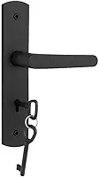Fechadura Interna Soprano Ipanema com Espelho, Metalix Preto - Ipanema-4053-py-e27