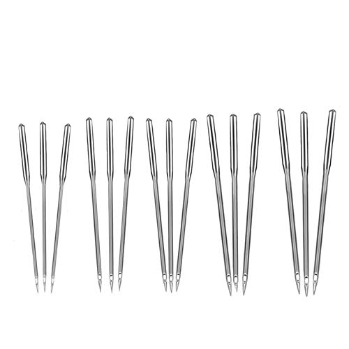 100 Count Sewing Machine Needles Universal Regular Point for Singer Brother, Janome, Varmax, Sizes HAX1 65/9, 75/11, 90/14, 100/16, 110/18
