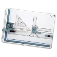 Zeichenplatte Zeichenbrett Zeichentisch A3 Kit Set geo-Board, hohe Qualität, Parallel-Zeichenschiene LKO278