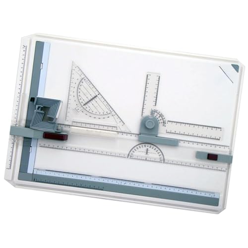 Zeichenplatte Zeichenbrett Zeichentisch A3 Kit Set geo-Board hohe Qualität Parallel-Zeichenschiene LKO278