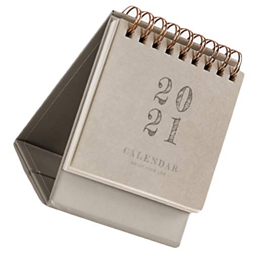 Calendário de mesa aboofan 2021, calendário de mesa, calendário semanal para escola, home office, 10